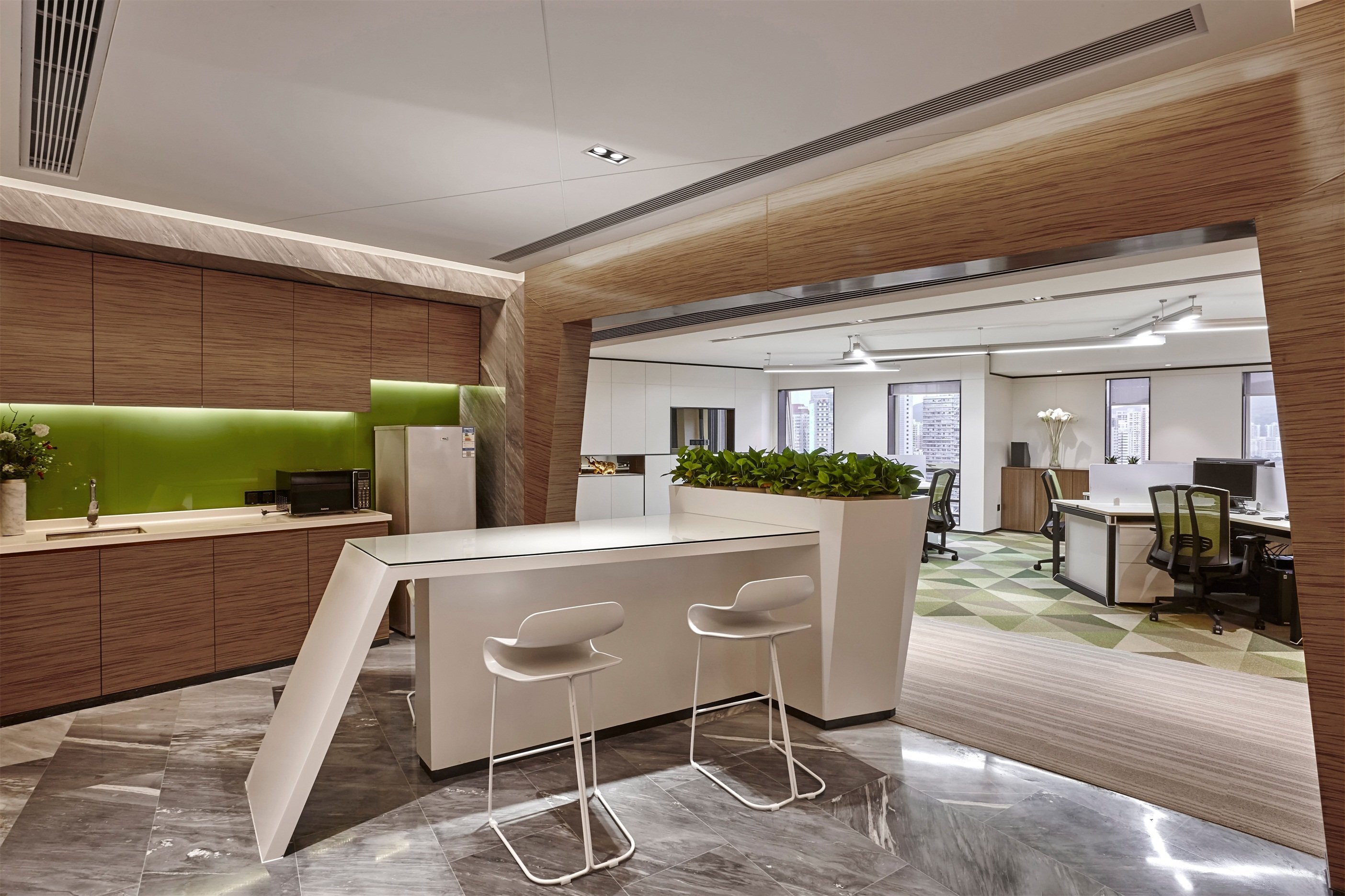 上海盛世嘉创投资办公空间装修设计